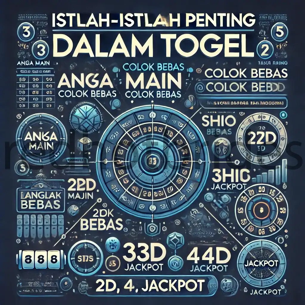 Istilah dalam Togel